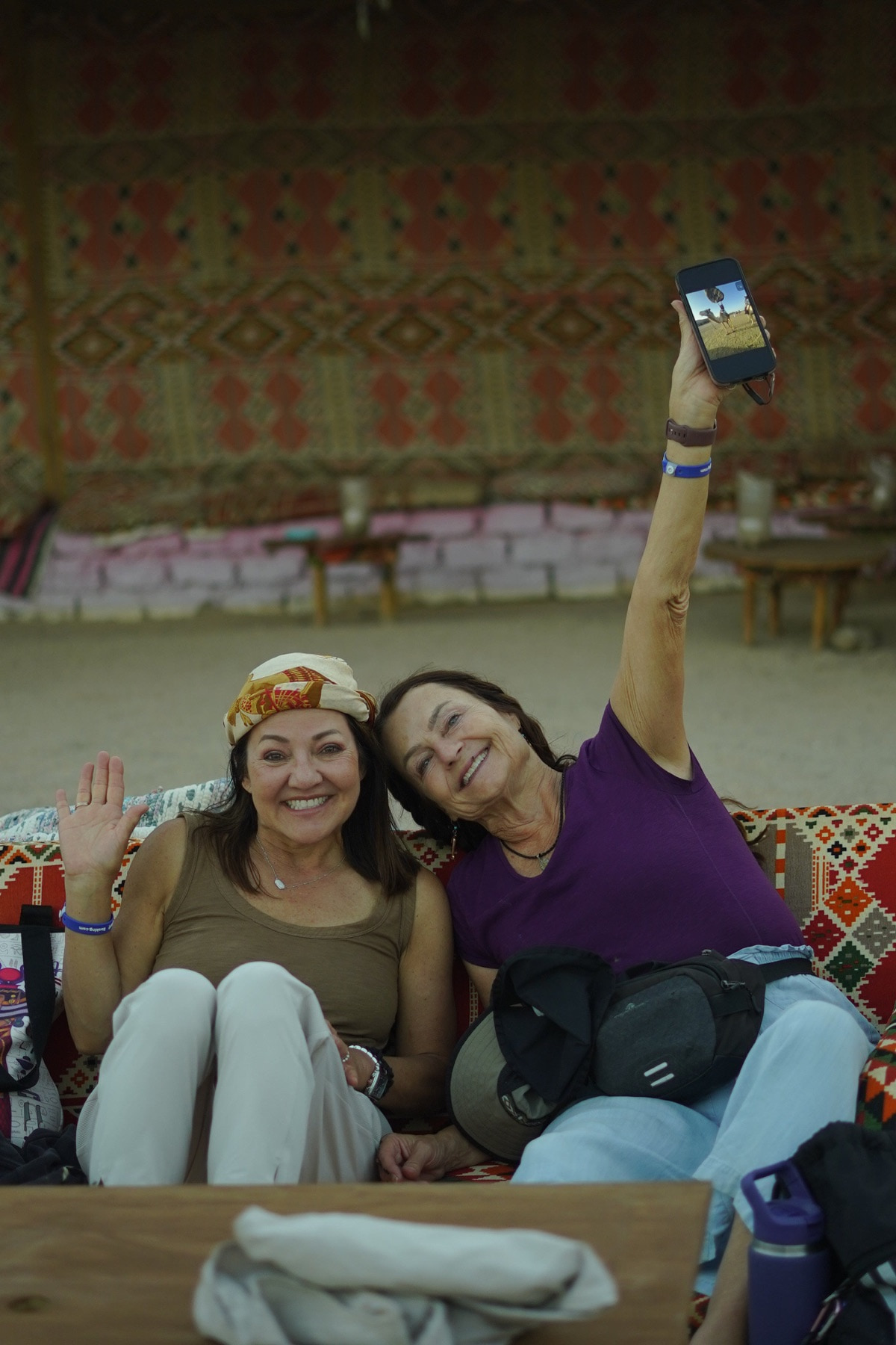 An evening at a Bedouin camp in the desert