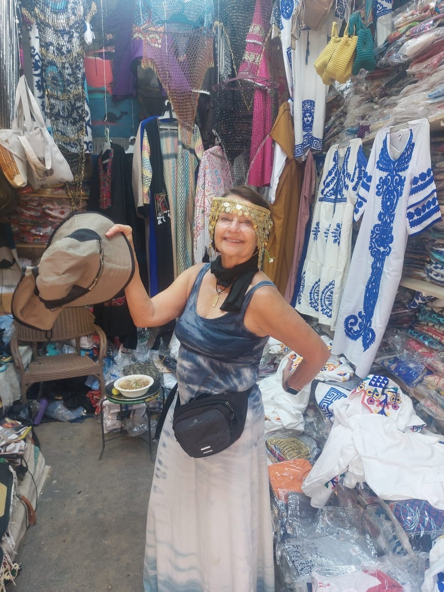 Browsing the colour and bustle of a local market