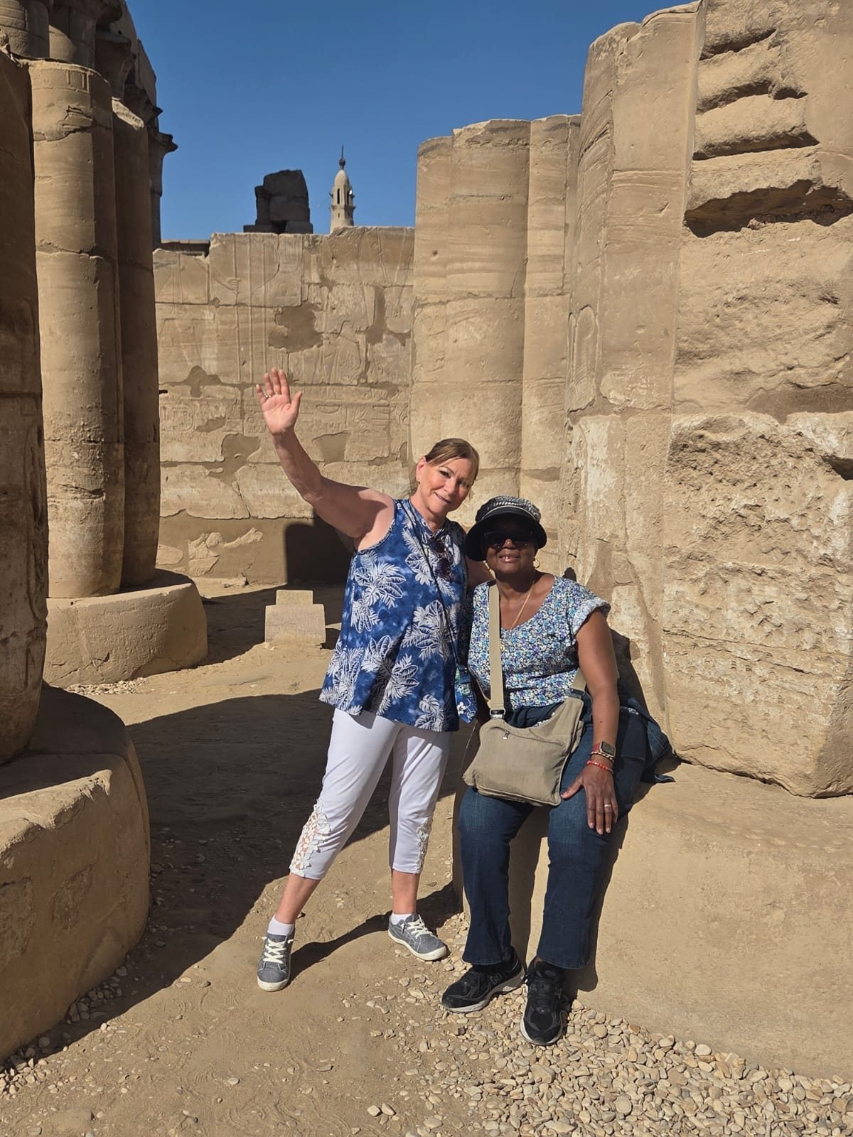 Evening light on Luxor Temple